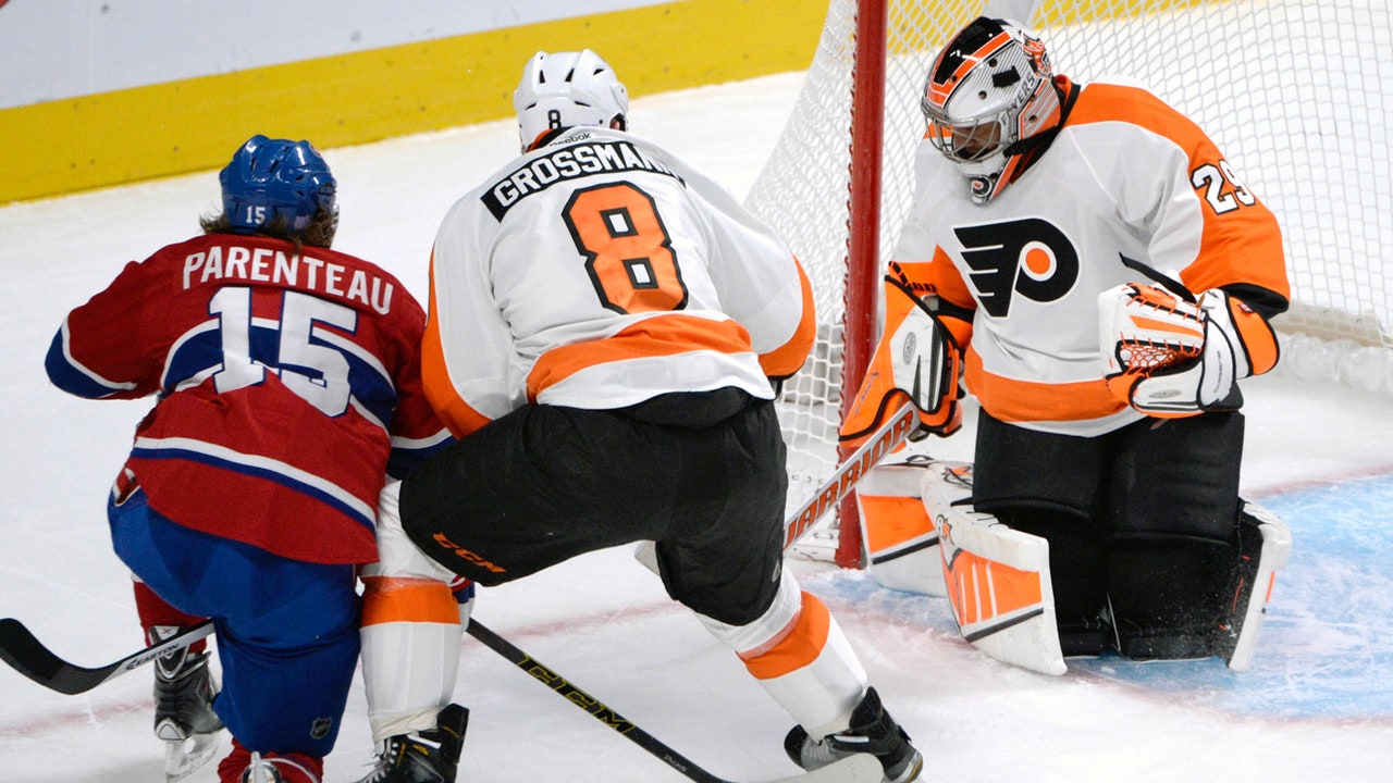 Parenteau, Weise score 2 apiece as Canadiens double up Flyers